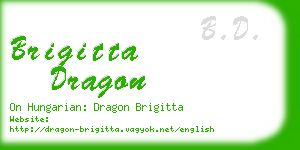 brigitta dragon business card